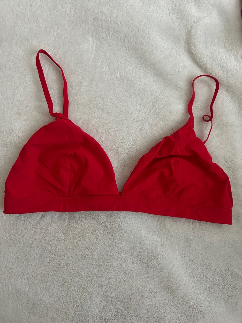 Talula Red Soft Triangle Bralette